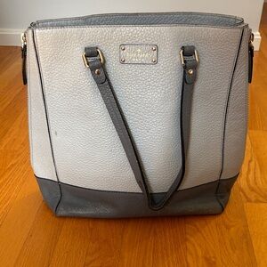 Kate Spade Two-Tone Gray Tote
